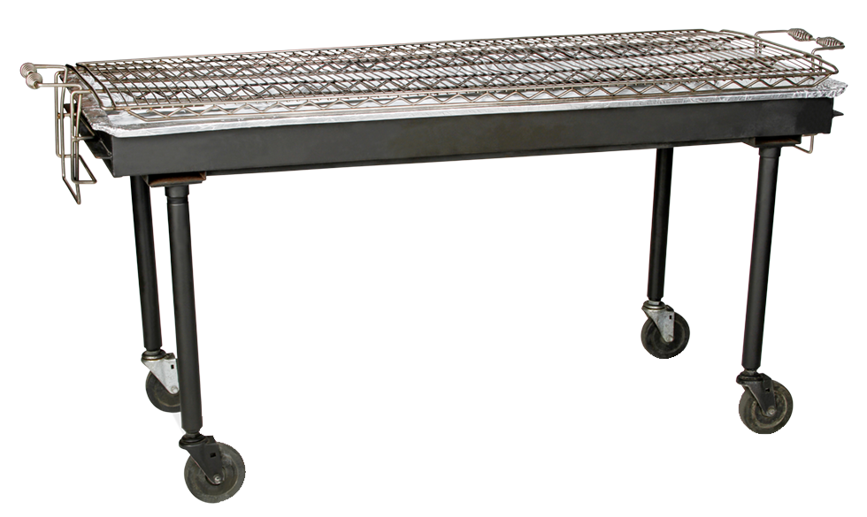 Charcoal 5' x 24" flat top BBQ grill - Image 2 