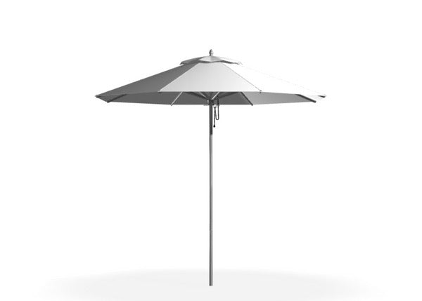 Frankford Greenwich 9 foot Pulley Lift Umbrella - White